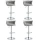 preview thumbnail 150 of 155, Velvet Upholstered Adjustable Bar Stool Swivel Counter Chair Set of 2