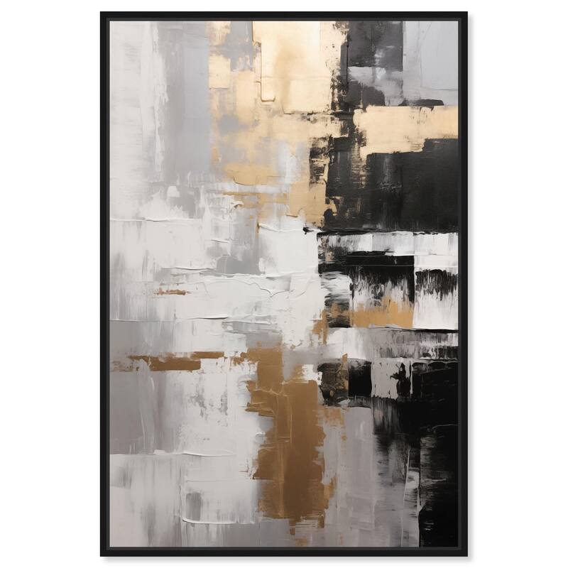 Nocturnal Alloy Canvas by Art Remedy - Black - 24" x 36"