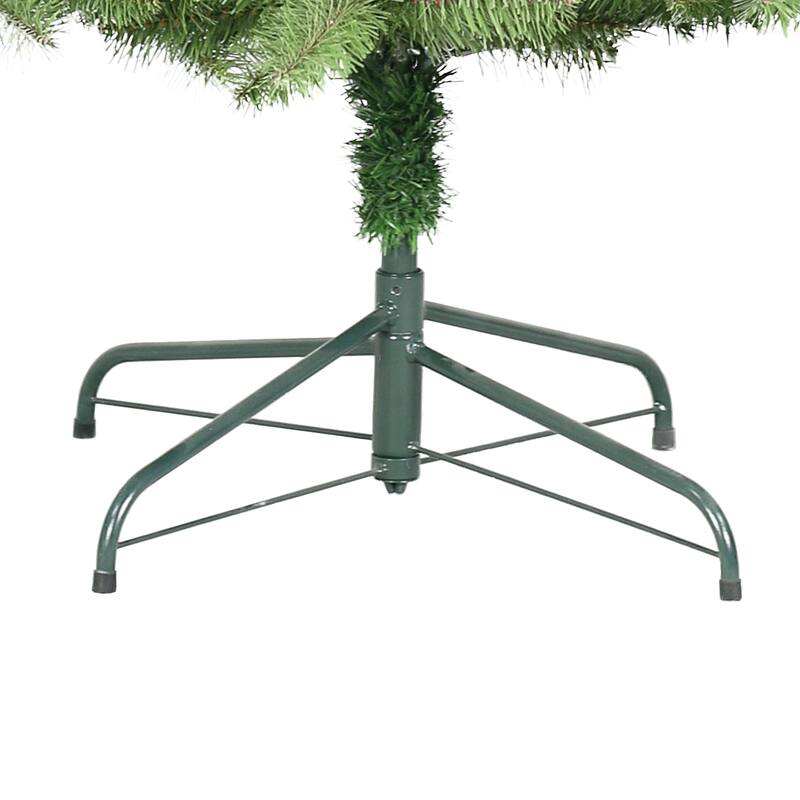 Puleo International 10 ft. Pre-Lit Slim Balsam Artificial Fir Tree