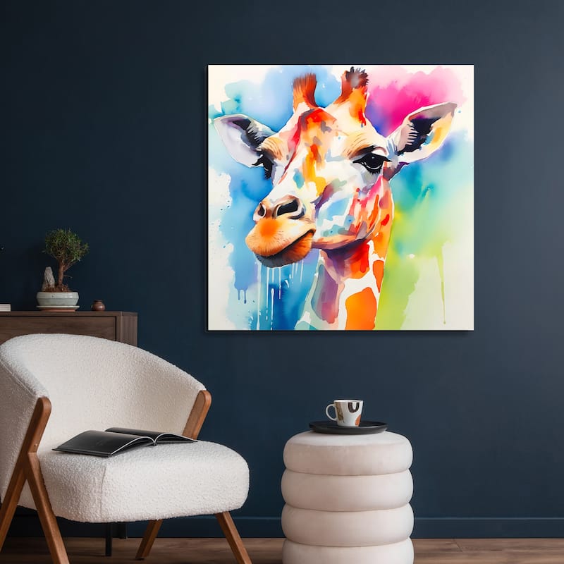 Empire Art Direct Vibrant Majesty Printed Tempered Glass Wall Art - Multi-Color