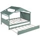 preview thumbnail 36 of 89, Skylight House Kids Bed Frame with Trundle Bed