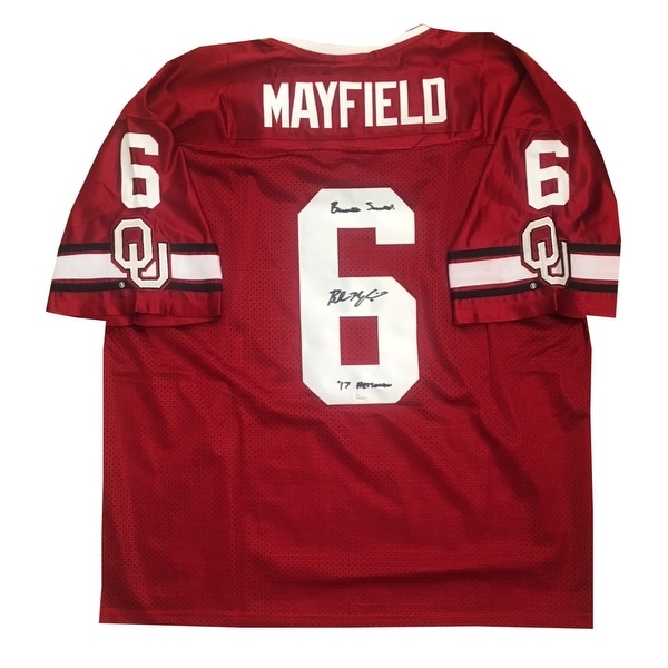 autographed baker mayfield jersey