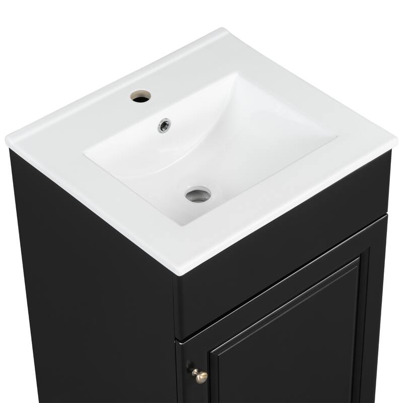Christopher Knight Home - Ethan 20" Bathroom MDF Vanity with Sink and Storage Cabinet