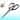 Home Blue Handle Metal Blade Paper Straight Scissors 7.5" Length - 190mm