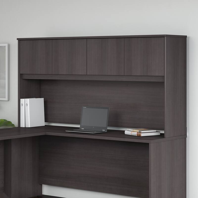 Studio C 72W Hutch by Bush Business Furniture - Storm Gray