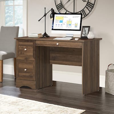 Compact Computer Desk Wooden Home Office Workstation with 3 Drawers