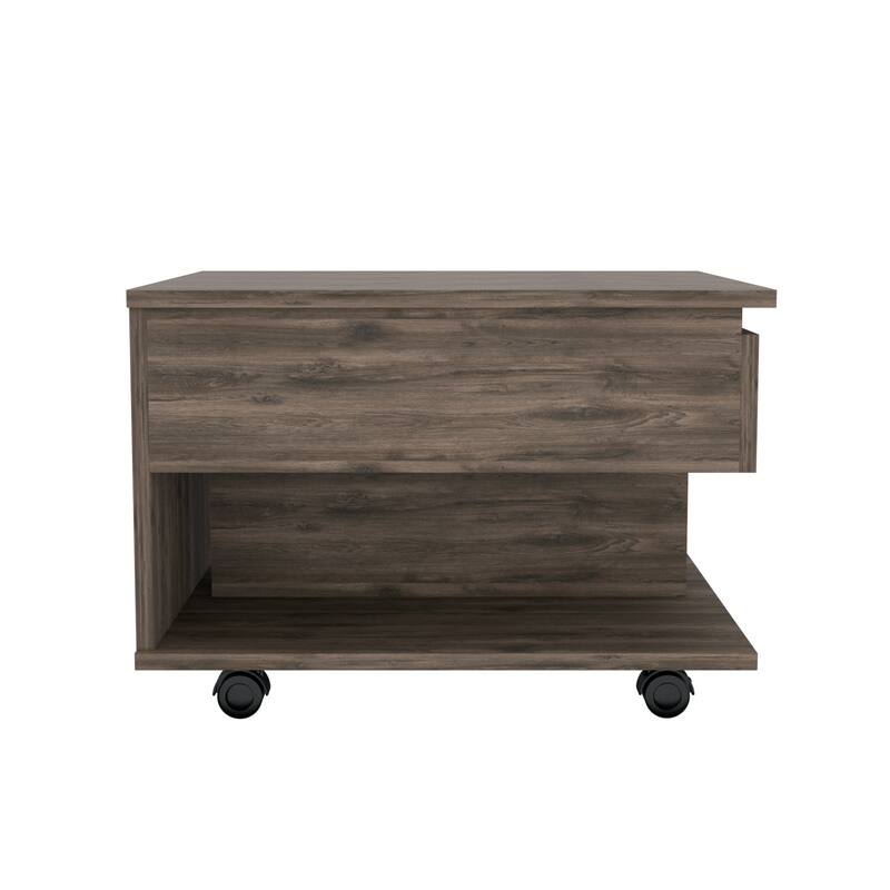 Peterson 1-Drawer 1-Shelf Lift Top Coffee Table