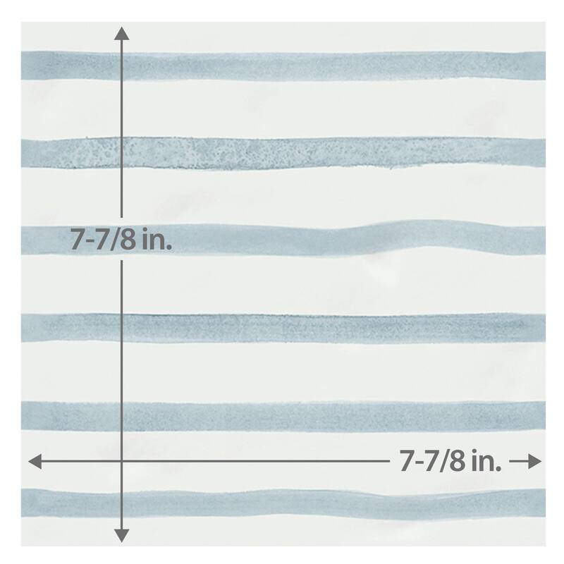 Merola Tile Berta Olas 7-7/8" x 7-7/8" Ceramic Wall Tile