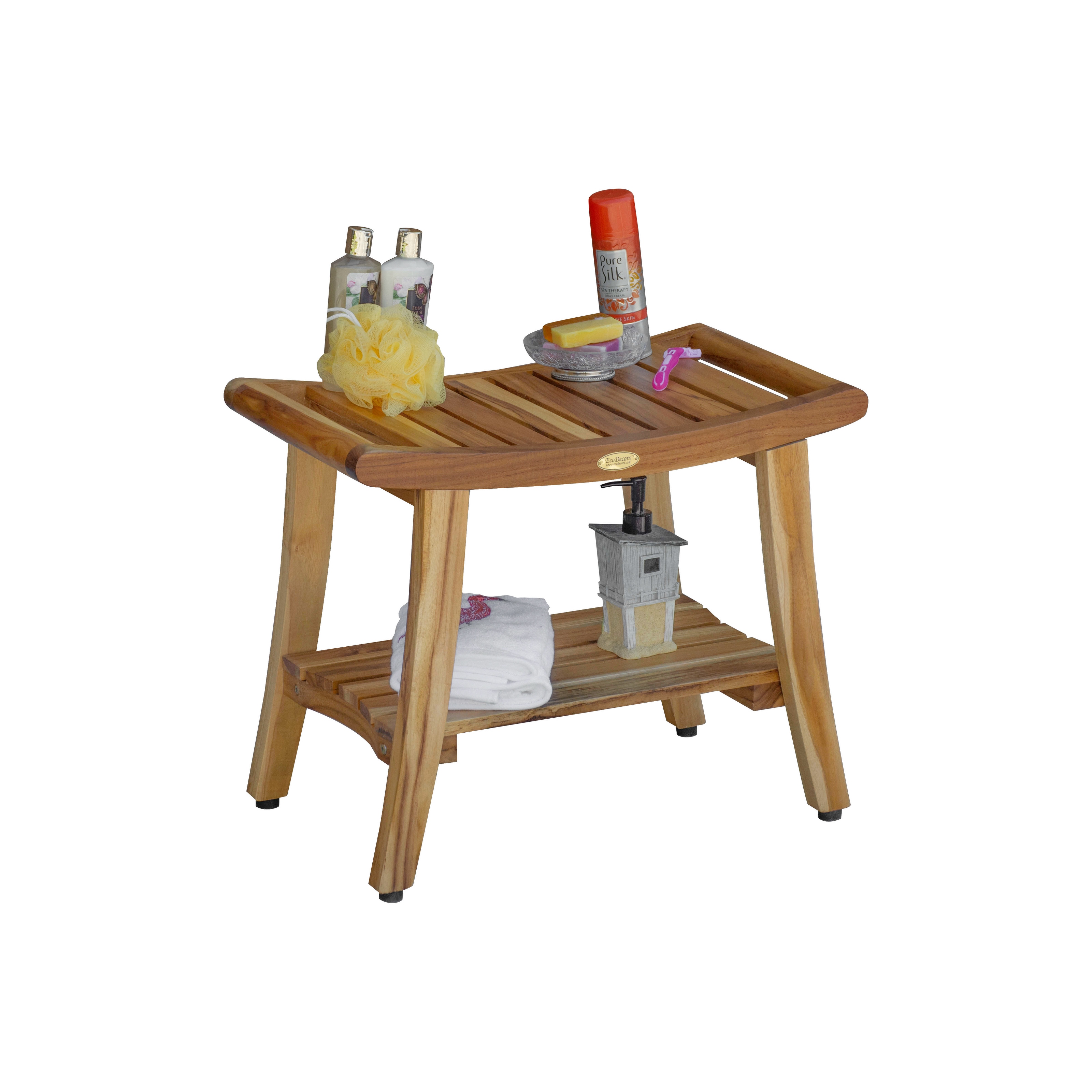 Teak shower bench bed bath and beyond on sale