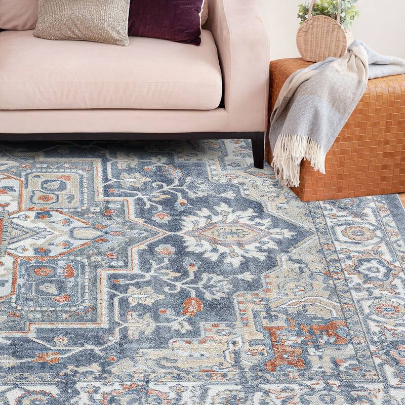 Allegra Oriental Medallion Indoor Area Rug