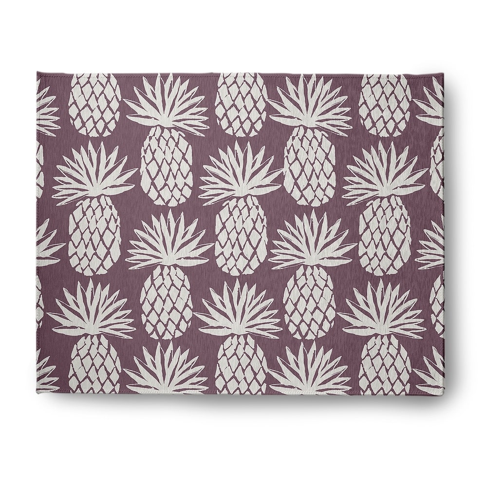 Pineapple Pattern Indoor/Outdoor Rug