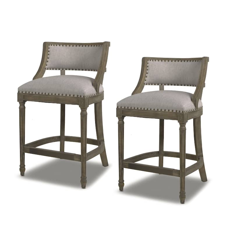 Paris Farmhouse Counter and Bar Stool with Backrest