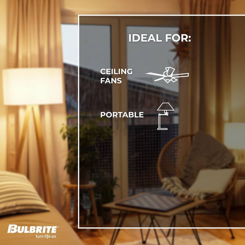 Bulbrite Multi Pack 7 Watt Dimmable A19 Medium (E26) LED Bulb
