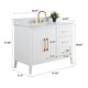 preview thumbnail 6 of 128, Vanity Art 42" Single Sink Bathroom Vanity Cabinet with Engineered Marble Countertop