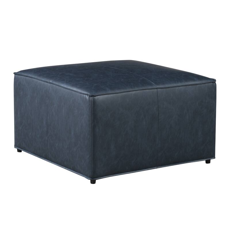 Studio Living Hanson Storage Ottoman in Faux Leather