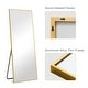 preview thumbnail 119 of 167, Dovelina Modern Full Length Floor Mirror - Freestanding Vanity Mirror for Bathroom or Living Space