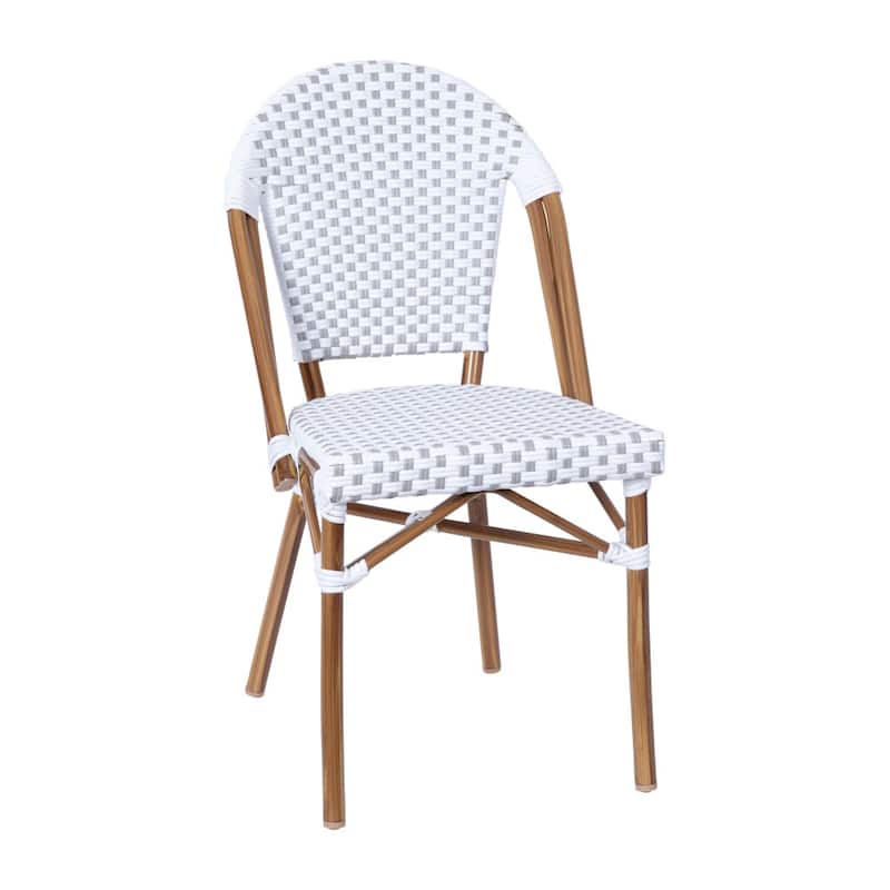 Indoor/Outdoor Commercial Bistro Set with Table and Four Chairs
