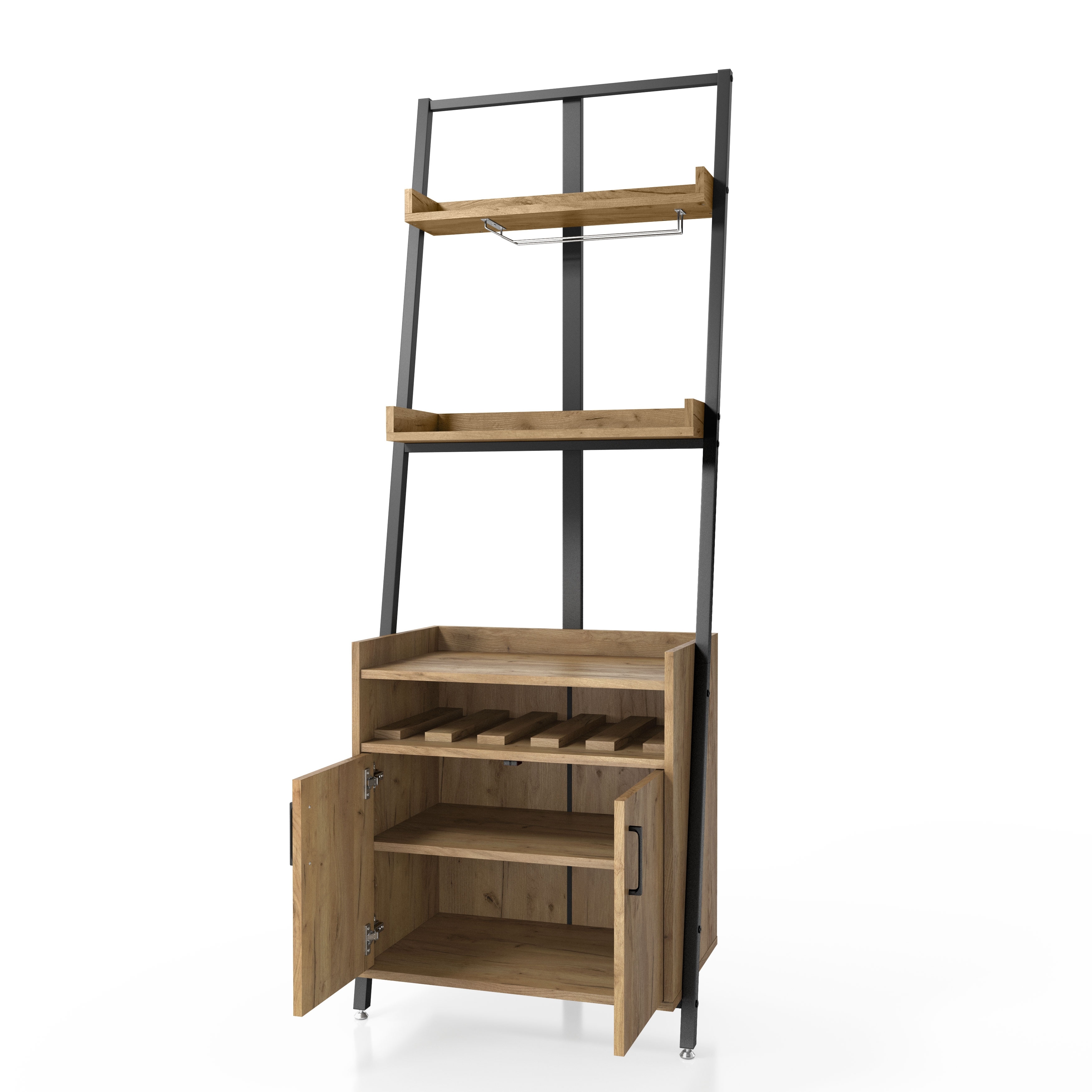 Leaning bar cabinet shop