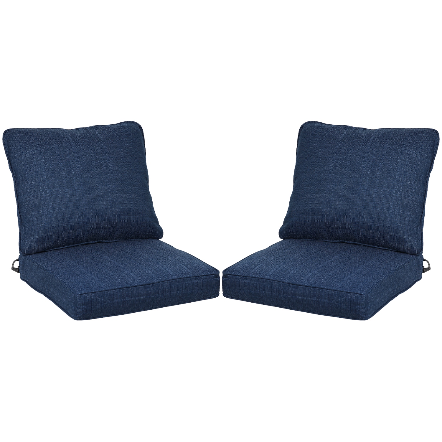 Aoodor Outdoor Deep Seat Chair Cushion Set with Dust Jacket Set of 2 2 Back 2 Seater On Sale Bed Bath Beyond 37250852