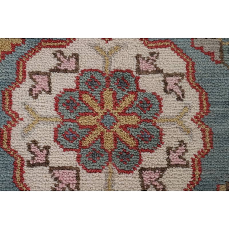 Oushak Indian Area Rug Handmade Wool Carpet - 8'2"x 9'11"