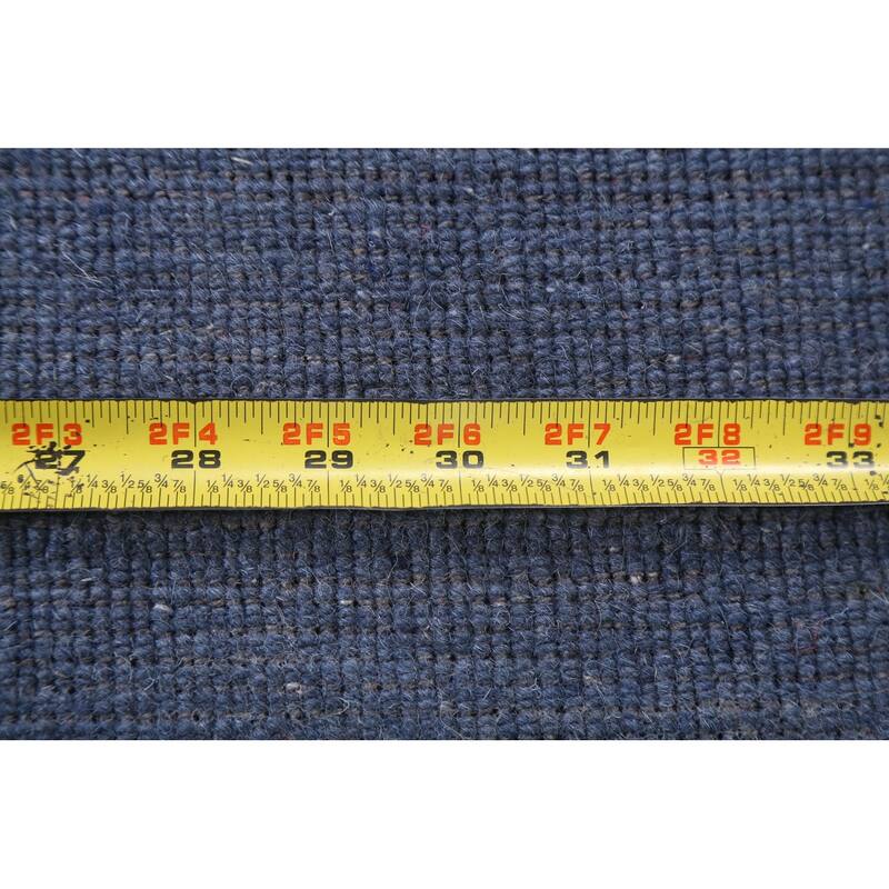 Blue Contemporary Gabbeh Oriental Area Rug Hand-knotted Wool Carpet - 5'5" x 7'10"