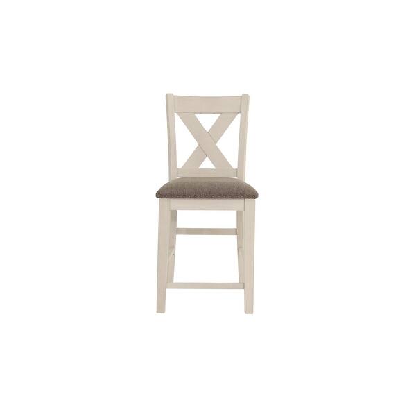 Simple Modern Wooden Upholstered Dining Chairs Set of 2，Kitchen High