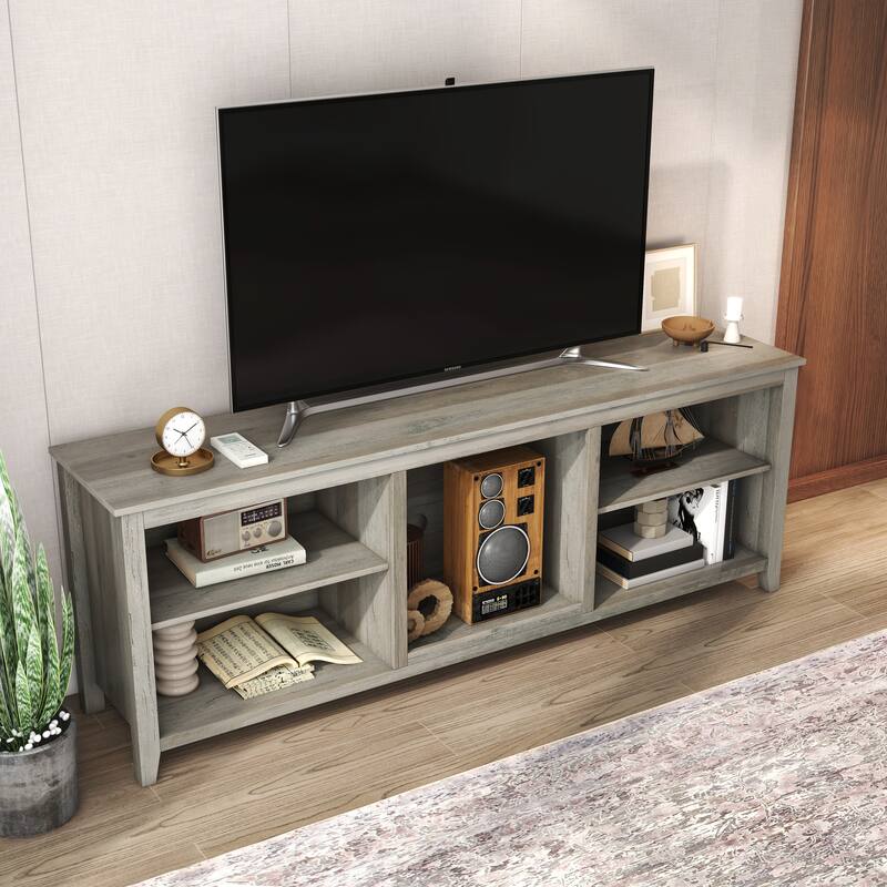 TV Stand Storage Media Console Entertainment Center, without Drawer