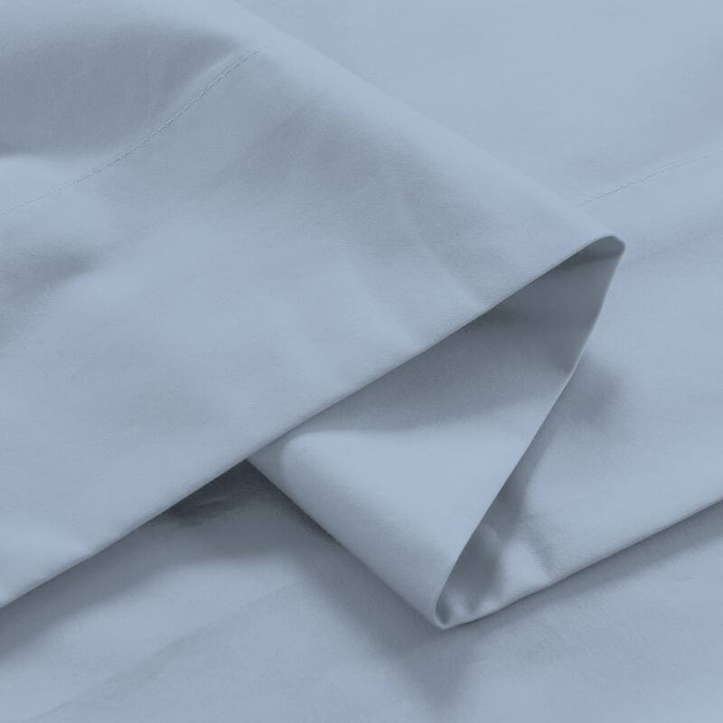 Purity Home Organic 100% Cotton Ultra-Light Percale Pillowcase Set