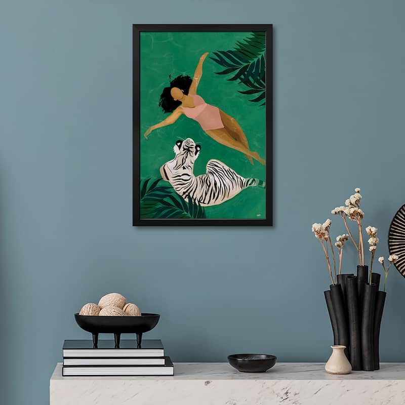 Drift Premium Framed Poster by Bria Nicole