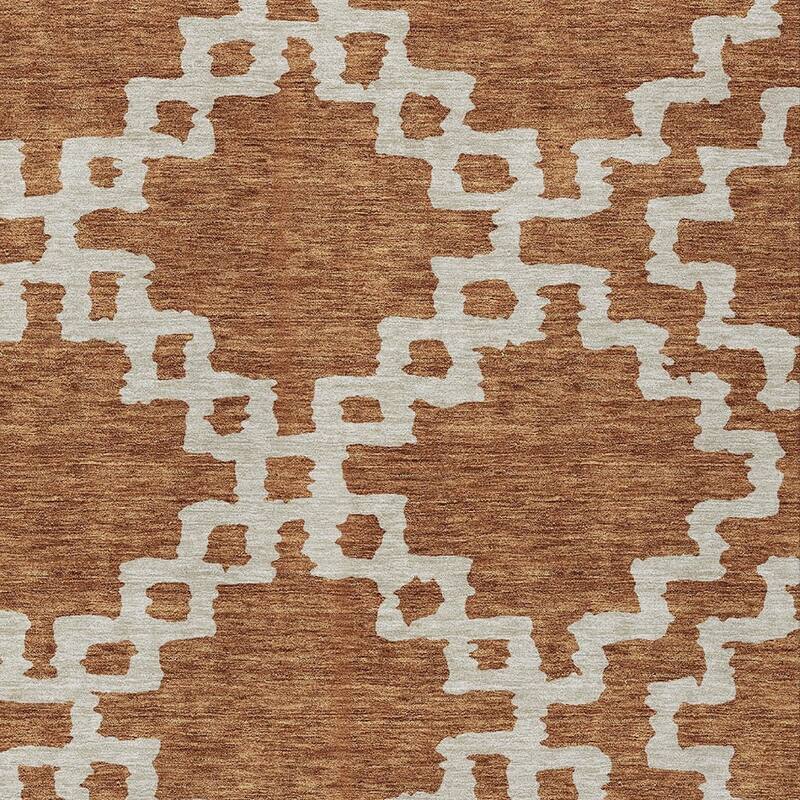 HomeRoots Geometric Transitional Rectangle Outdoor Rug