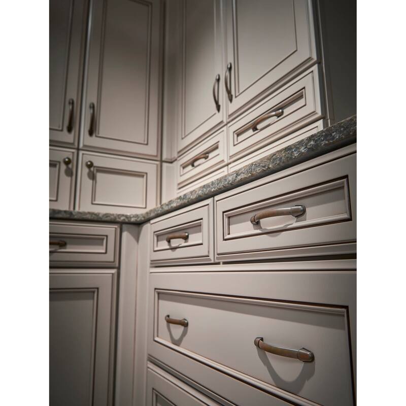 Top Knobs Buckle 5-1/16 Inch Center to Center Handle Cabinet Pull from