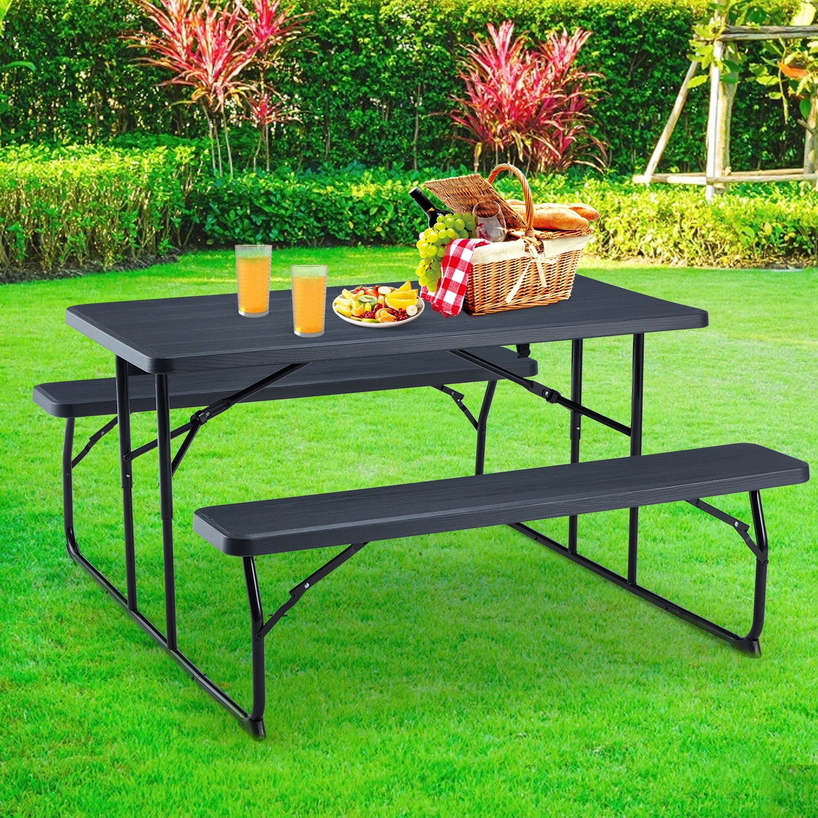 Outdoor Furniture 5ft Folding Camping Table AVAWING FT Outdoor