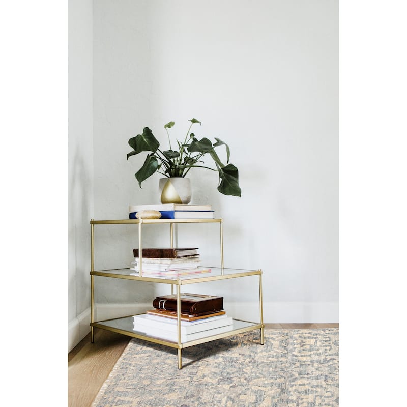 ECARPETGALLERY Hand-knotted Mystique Cream Wool Rug - 3'7 x 5'6