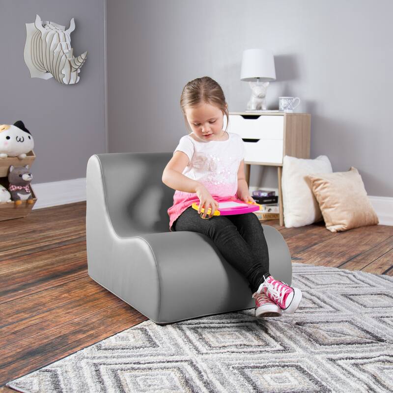 Jaxx Midtown Jr Classroom Soft Foam Chair - Premium Vinyl