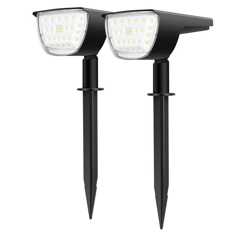 32 LEDs Solar Landscape Spotlights Auto On/Off Security Wall Lights