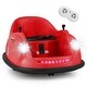 preview thumbnail 2 of 38, Gymax 12V Electric Kids Ride on Bumper Car Battery Powered Bumping Car - See Details Red