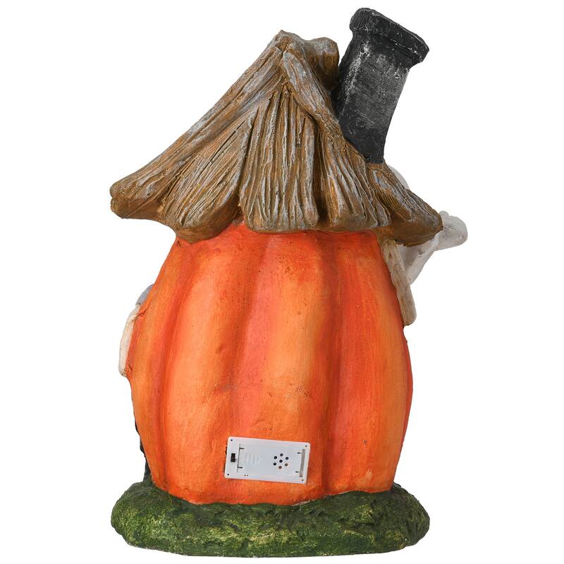 National Tree Company Halloween Pre-Lit Haunted House Decoration, LED Lights, 18 Inches - 18 in