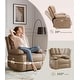 preview thumbnail 40 of 73, Oversized power recliner with heat, massage, 360 degrees swivel, and cup holder.