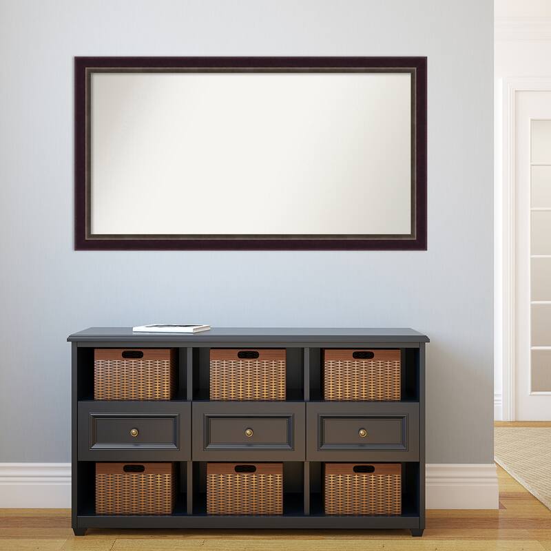 Oversized Wall Mirror Choose Your Custom Size - Signore Bronze Frame