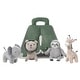 preview thumbnail 3 of 2, Lambs & Ivy Interactive Plush Safari/Jungle Green Tent with Stuffed Animal Toys
