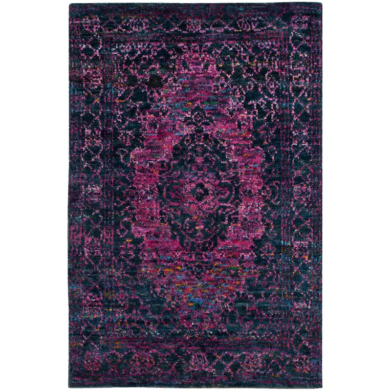 SAFAVIEH Hand-knotted Tangier Chrislaine Modern Wool Rug