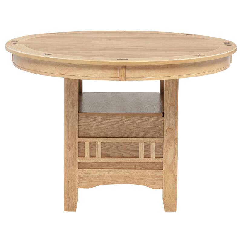 Lavon Oval 60-inch Wood Extension Leaf Dining Table