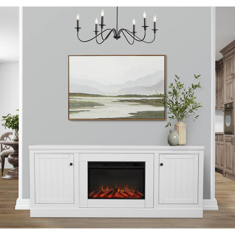 Bernadette Slim Electric Fireplace TV Stand by Real Flame