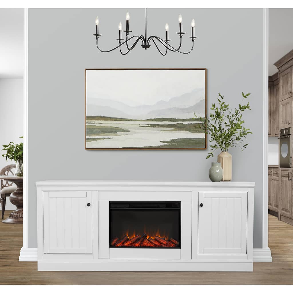 Bernadette Slim Electric Fireplace TV Stand by Real Flame