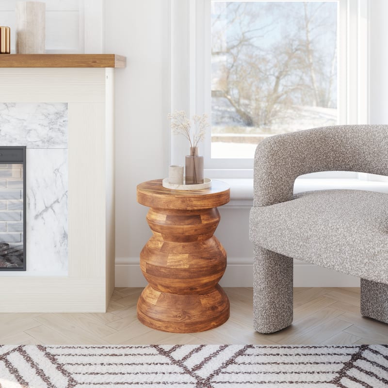 Kerala Side Table Walnut - Walnut