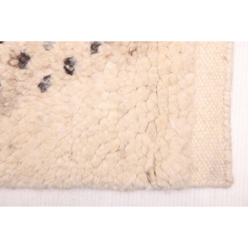 ECARPETGALLERY Hand-knotted Looma Ivory Wool Rug - 8'0 x 10'3