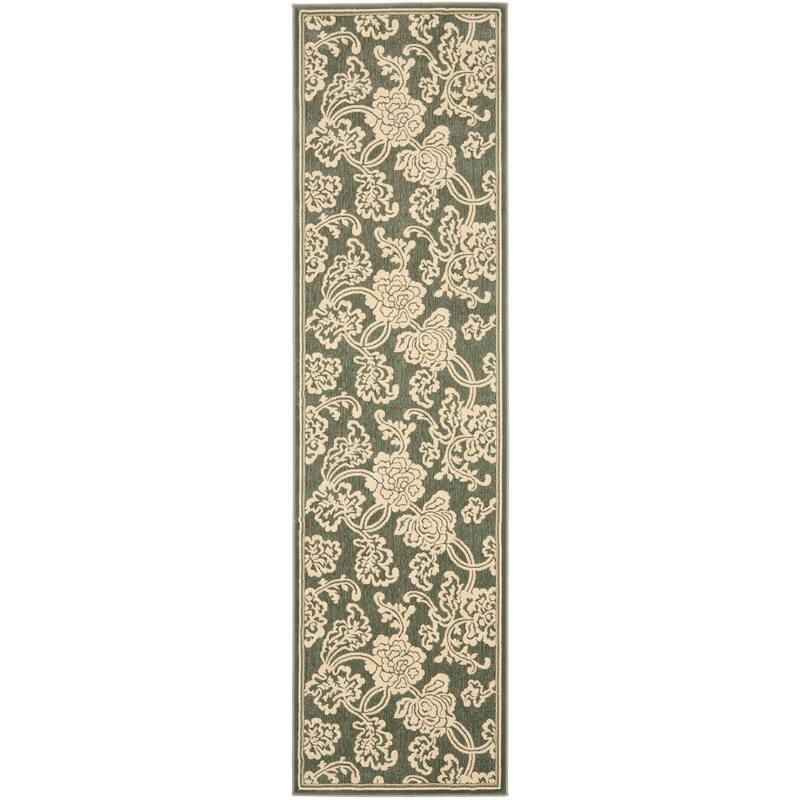 SAFAVIEH Treasures Manda Oriental Rug - 2'2" x 8' Runner - Blue/Ivory