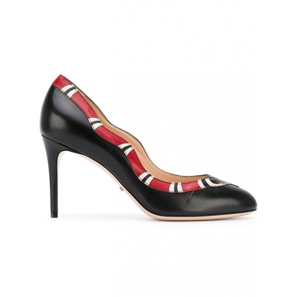 black gucci snake shoes