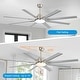 preview thumbnail 42 of 128, Sofucor 52/66/72/76/84Inch Large Ceiling Fan with Dimmable LED Light ,Remote&APP Control,8 Blades for Large Living Room,Porch