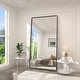 preview thumbnail 33 of 192, KIOTEE Modern Metal Frame Wall Mounted Bathroom Vanity Mirror with 5-year warranty